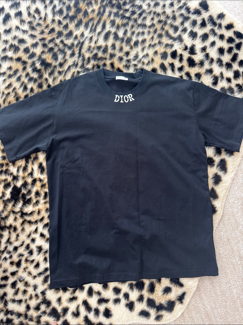 Dior logo men’s black t-shirt